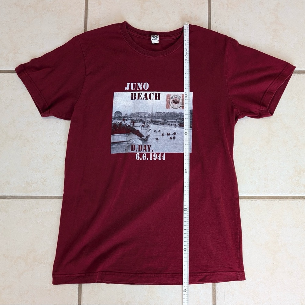 100% Cotton Size L Juno Beach D-Day WW2 Men’s T-Shirt - Picture 7 of 12